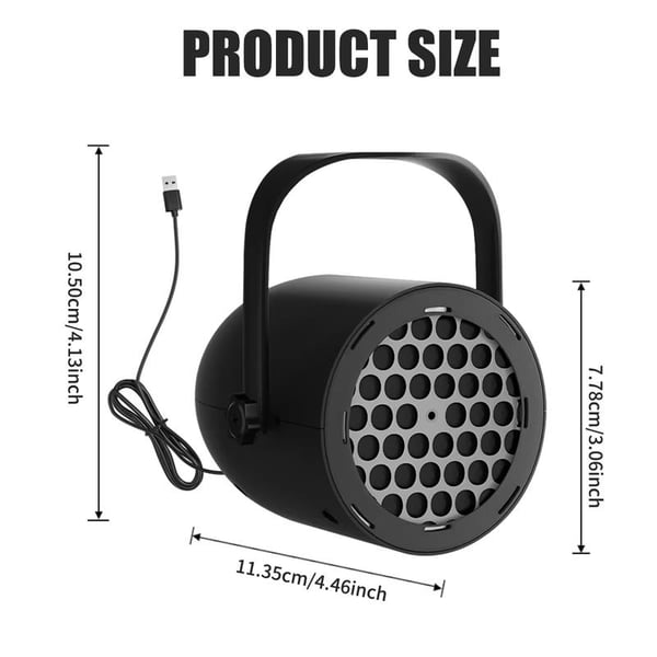 🎄 LED Christmas Projector | 16 Patterns ✨ USB 5V/1A 🚗🏠 Holiday Ambience Lamp