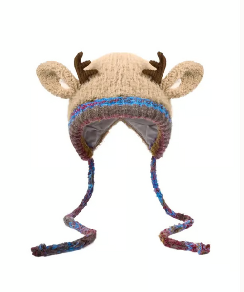 🌹Original design Festive Christmas Antler Hat