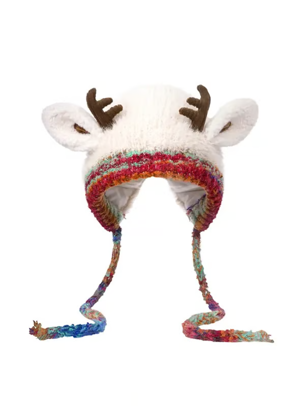 🌹Original design Festive Christmas Antler Hat